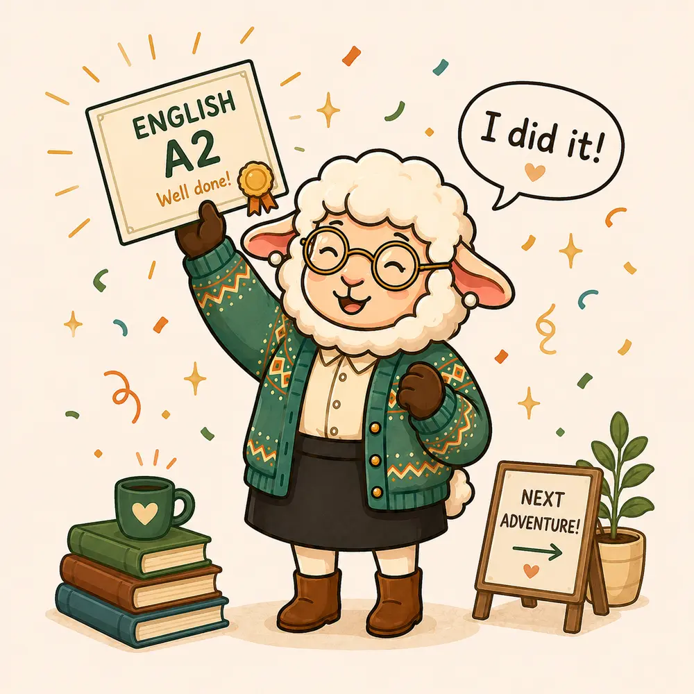 Programme A2 de GrammarMama terminé — 28 leçons