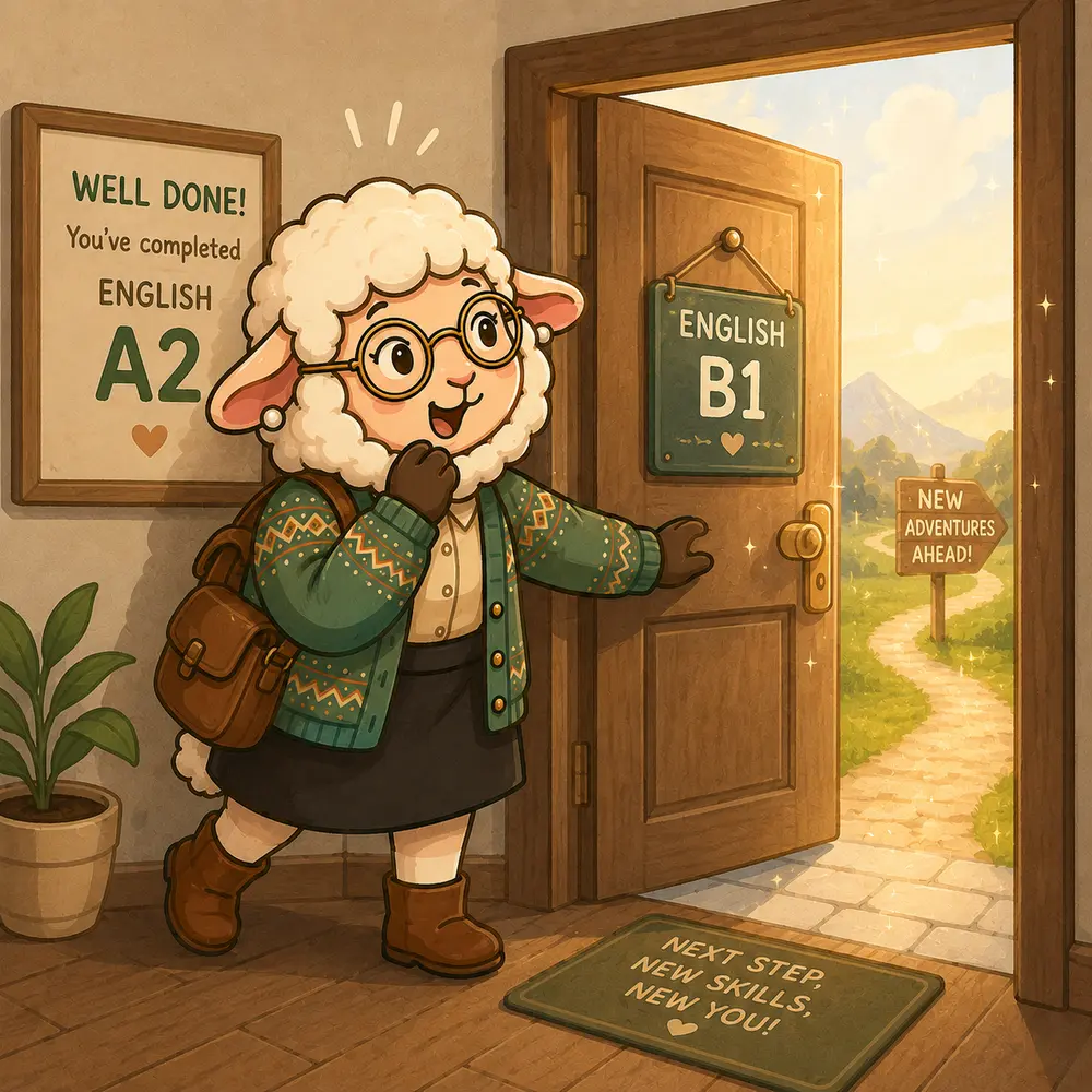 GrammarMama Englisch B1 — die ersten vier Lektionen